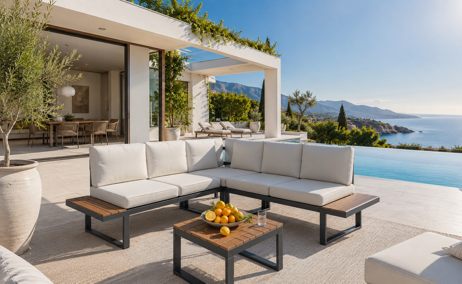Salon de jardin avec table - Paradisïo