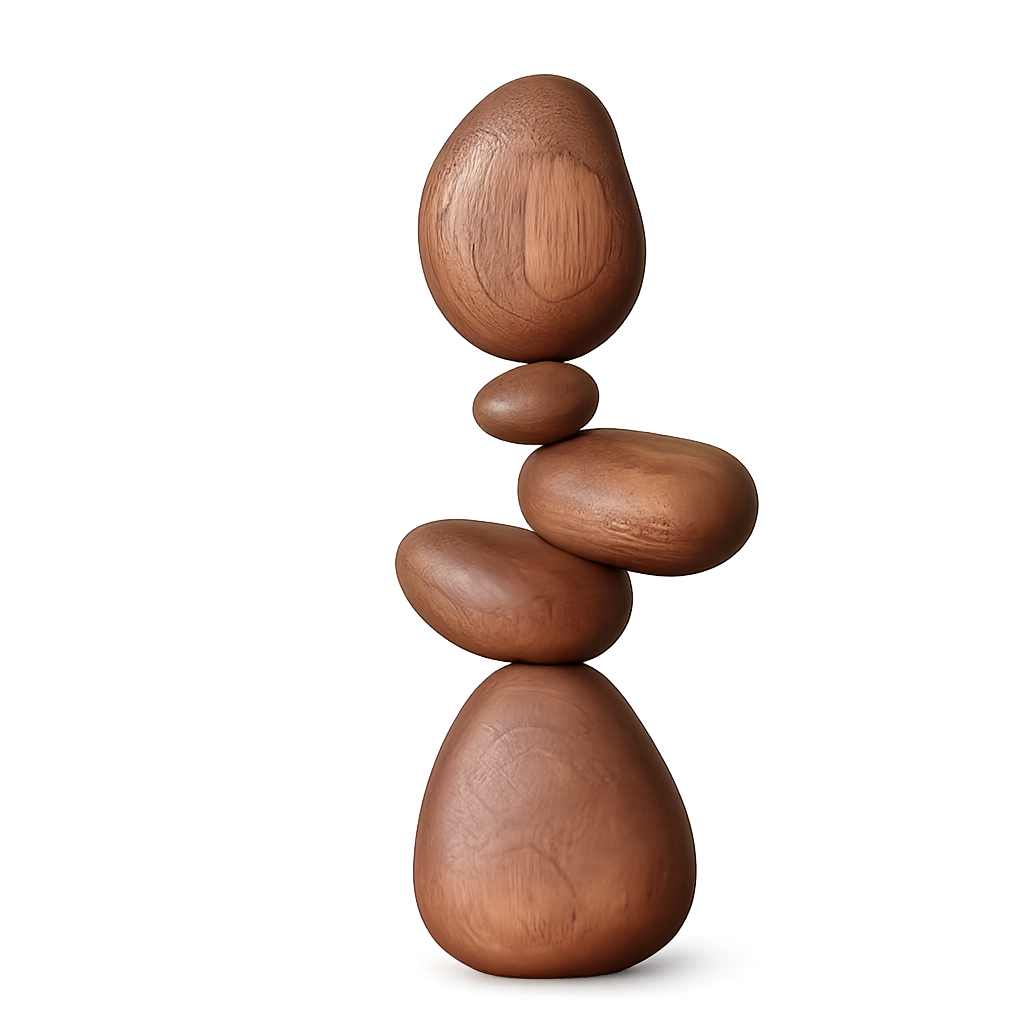 Roka - Sculpture décorative en bois