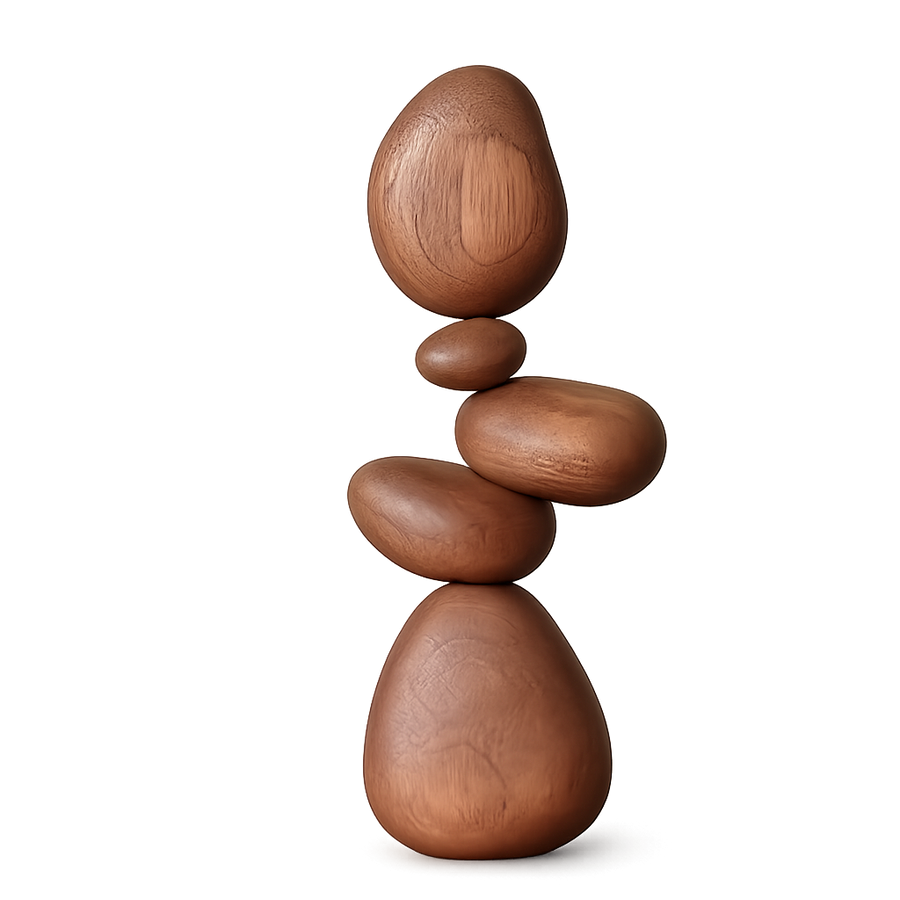 Sculpture décorative en bois - Roka