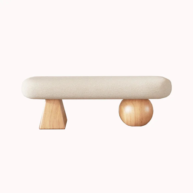 Nordic Shoe Bench Home Entrance Hall Shoe Bench Bedroom Simple Bed End Benches Modern Light Luxury Living Room Leisure Benches