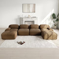 Boneless Corduroy Sofa, Breathable Rope Structure, Ultra Wide Armrests, Anti-Slip Bottom Design, Pet Friendly, Ergonomic Couch