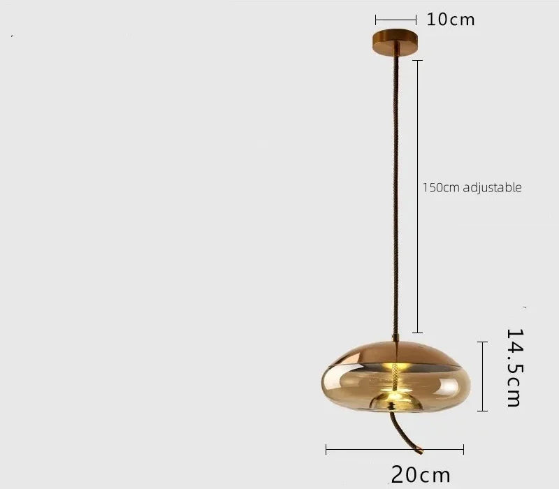 Modern Minimalist Glass Led Chandeliers Living Room Bedroom Kitchen Pendant Lamp Creative Coffee Shop Bar Lighting Decorative