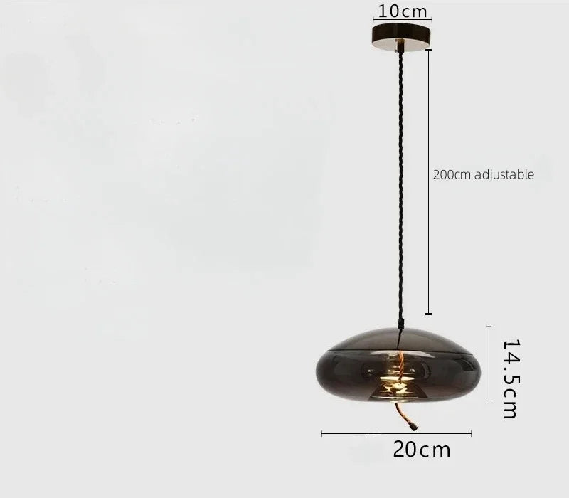 Modern Minimalist Glass Led Chandeliers Living Room Bedroom Kitchen Pendant Lamp Creative Coffee Shop Bar Lighting Decorative