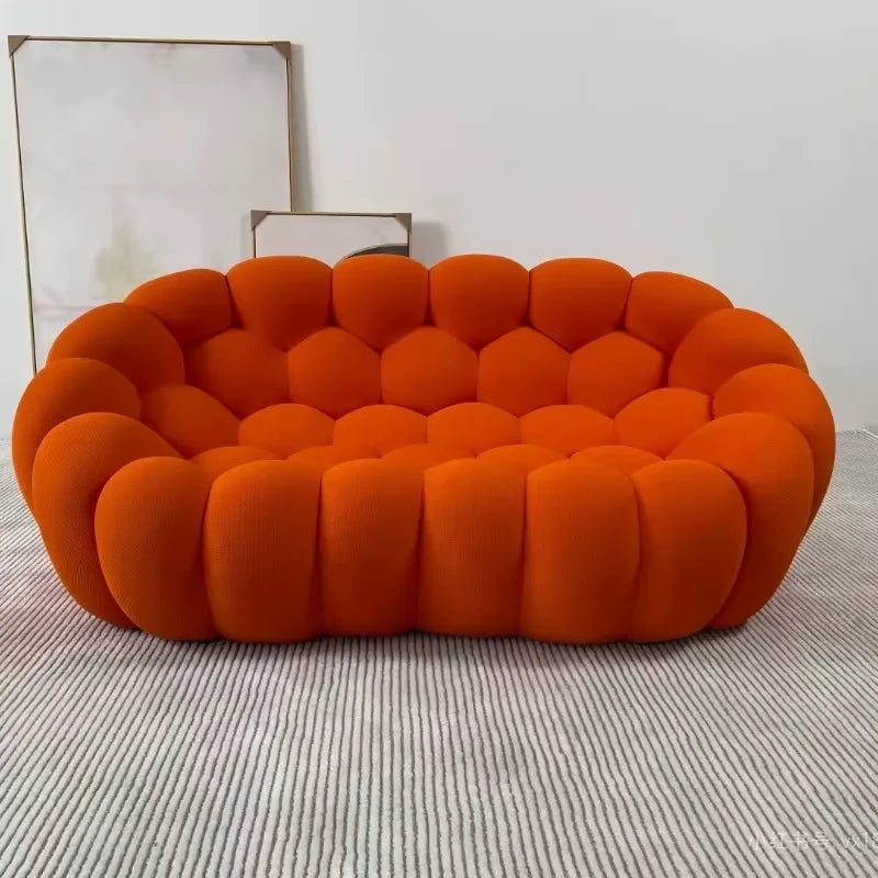 Minimalist European Living Room Couch Double Adults Puffs Bubble Sofas Compressed Boneless Chaise Divano Furniture Home