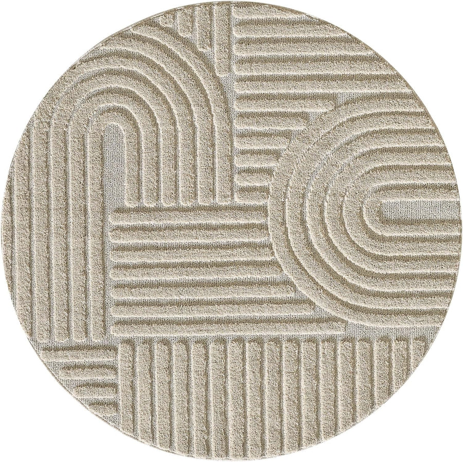 Tapis en relief camel - Nervura