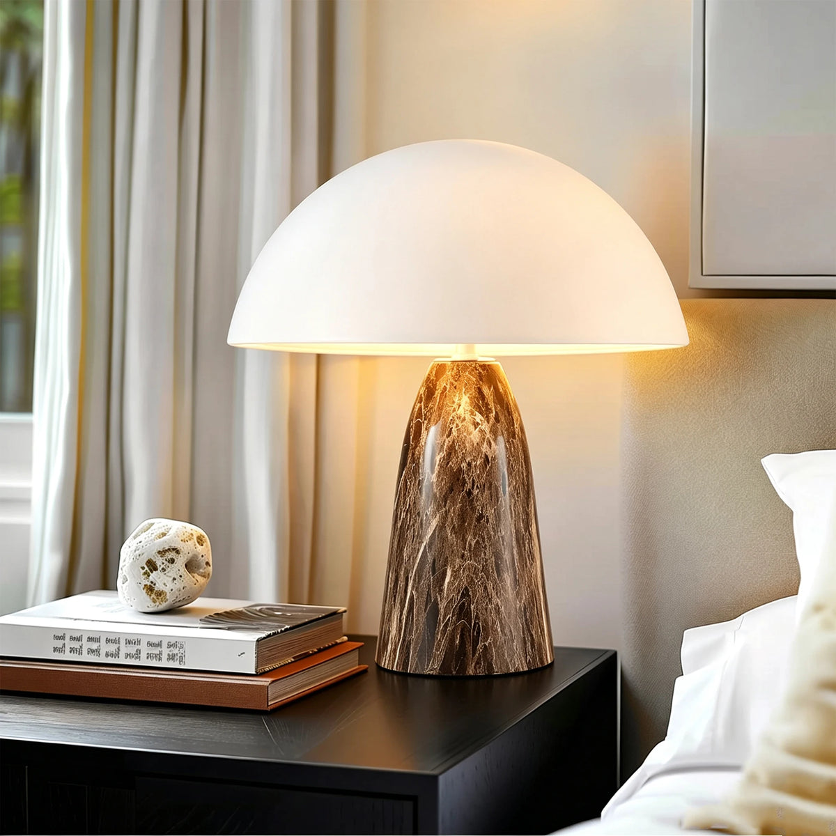 Pichamp, lampe champignon – coloris noir